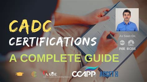 cadac certification drug abuse counselor.